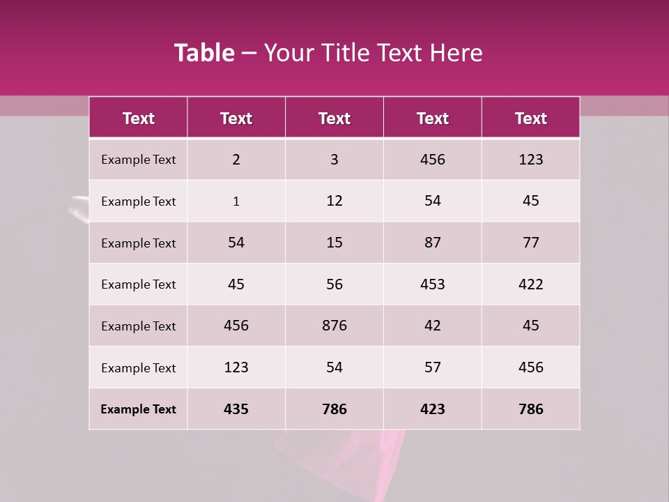 Fitness Ballerina Sensuality PowerPoint Template