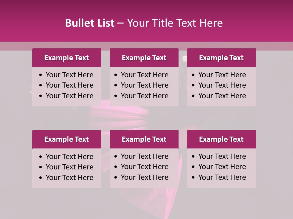 Fitness Ballerina Sensuality PowerPoint Template