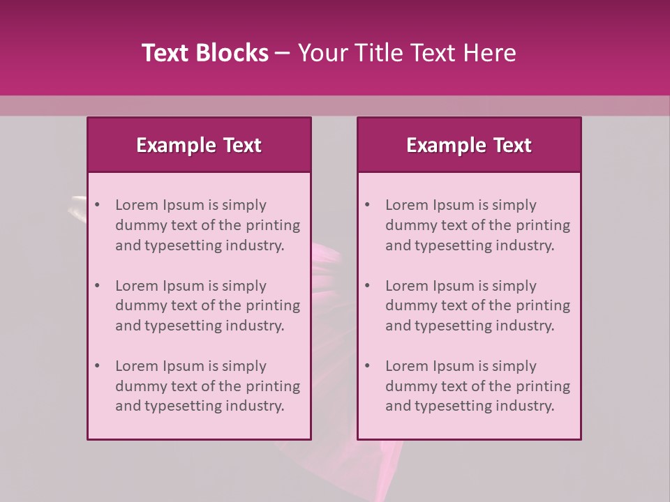 Fitness Ballerina Sensuality PowerPoint Template