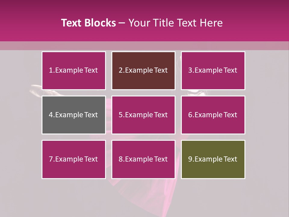 Fitness Ballerina Sensuality PowerPoint Template