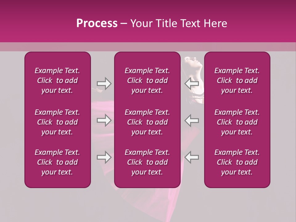 Fitness Ballerina Sensuality PowerPoint Template