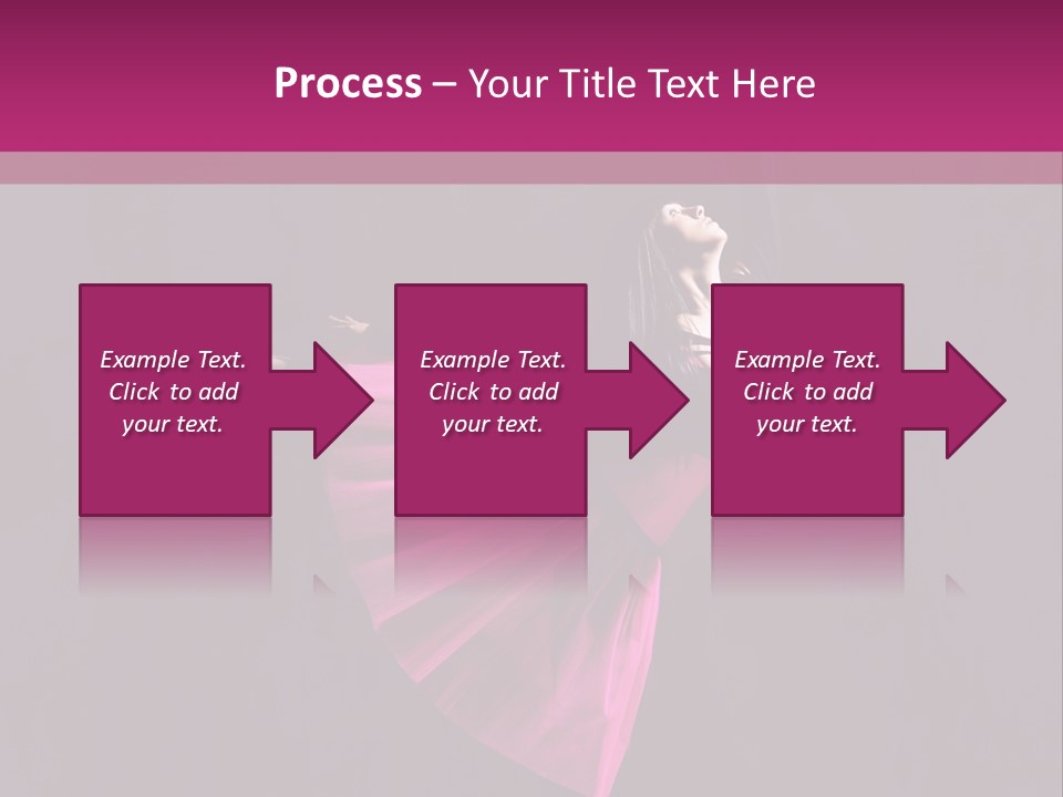 Fitness Ballerina Sensuality PowerPoint Template