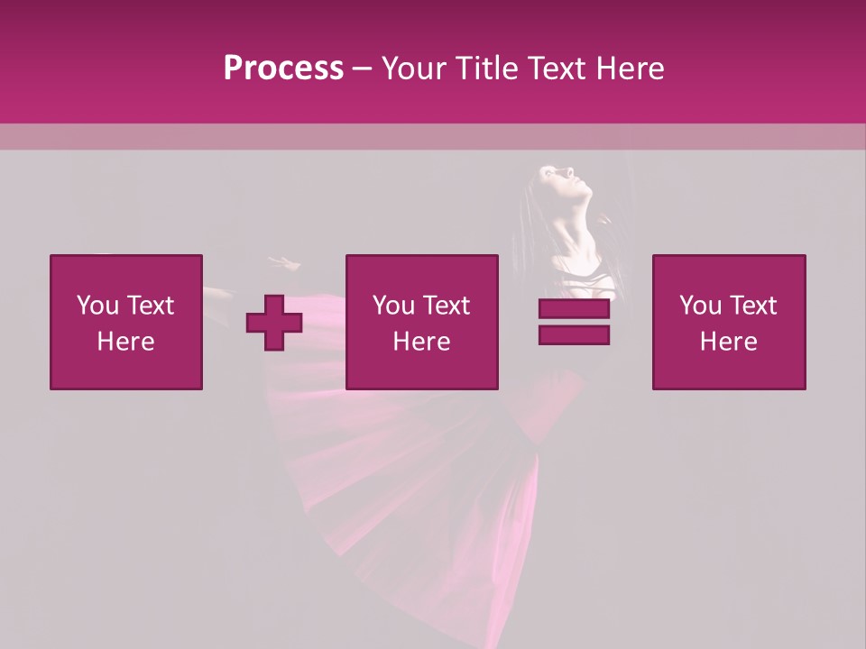 Fitness Ballerina Sensuality PowerPoint Template