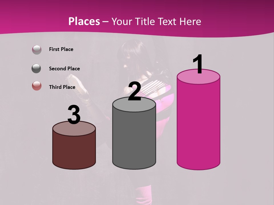 Woman Sensuality Aerobics PowerPoint Template