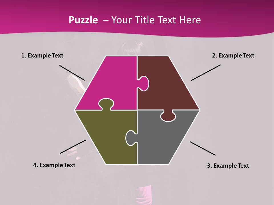 Woman Sensuality Aerobics PowerPoint Template