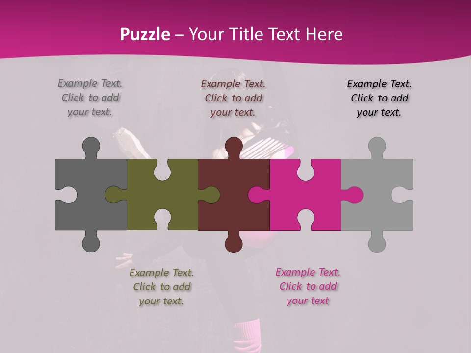 Woman Sensuality Aerobics PowerPoint Template