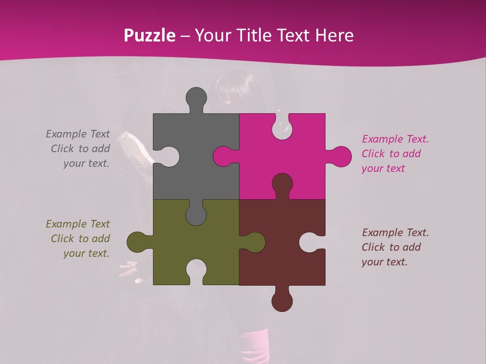 Woman Sensuality Aerobics PowerPoint Template