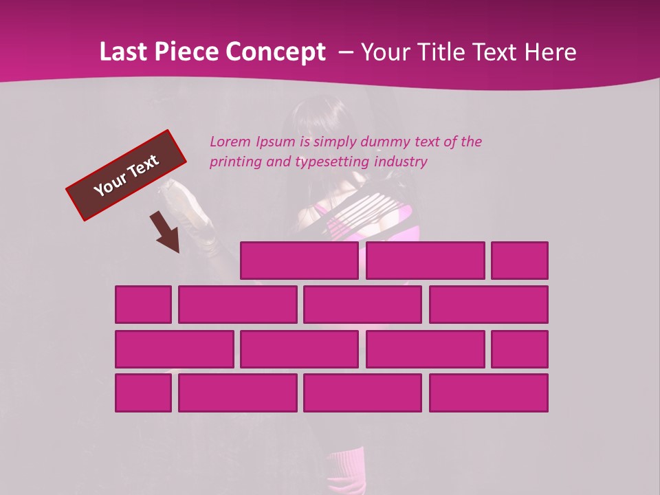 Woman Sensuality Aerobics PowerPoint Template