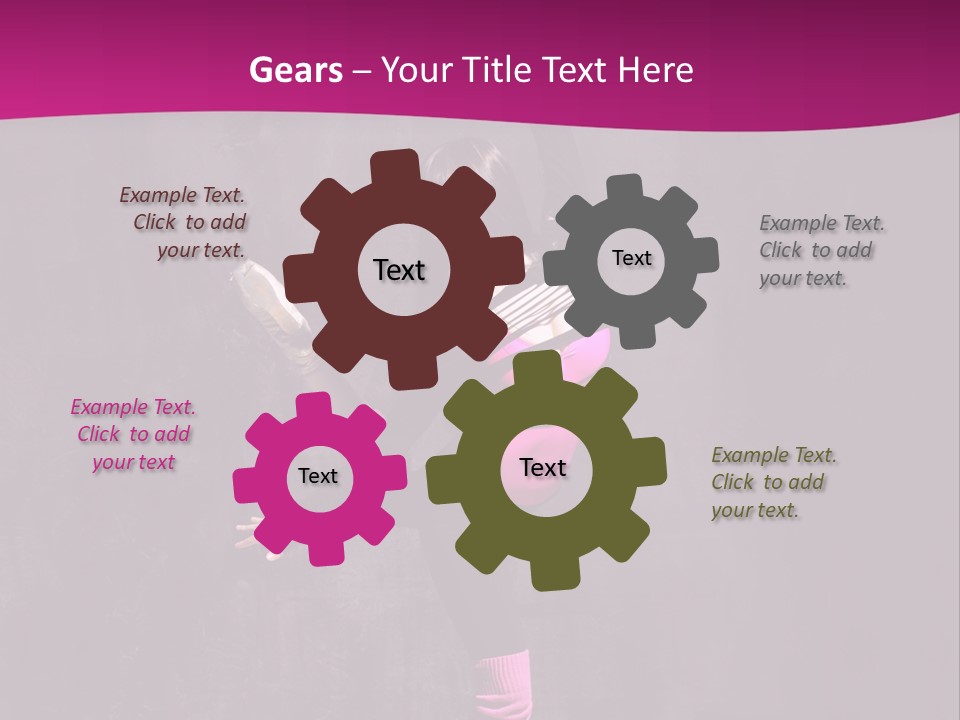 Woman Sensuality Aerobics PowerPoint Template