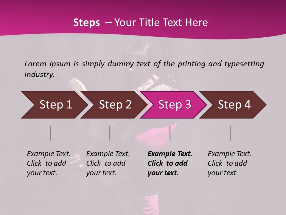 Woman Sensuality Aerobics PowerPoint Template