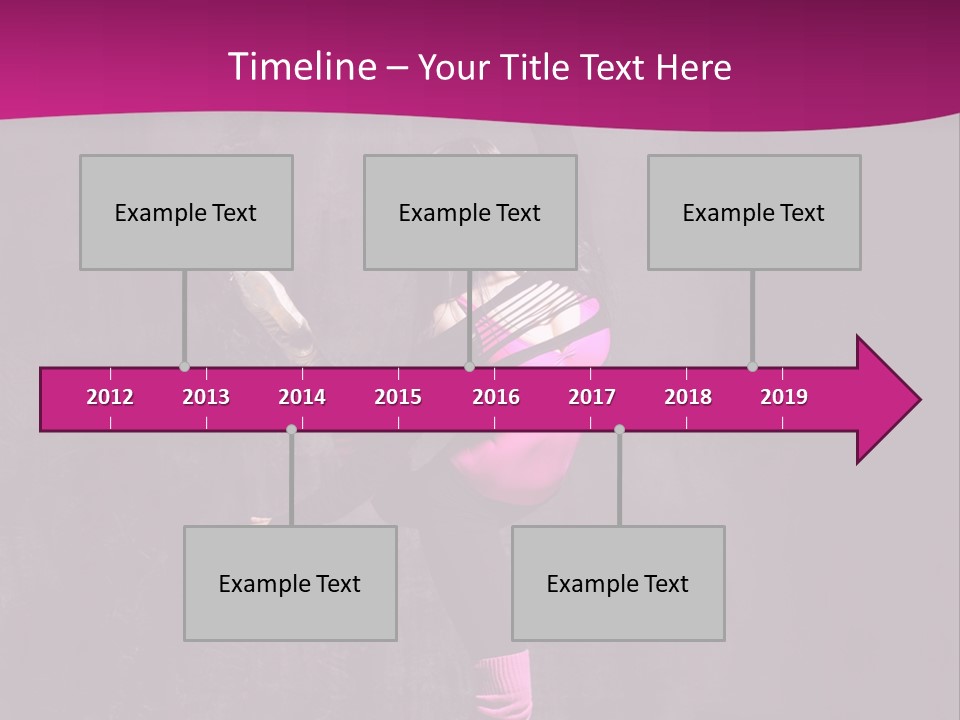 Woman Sensuality Aerobics PowerPoint Template