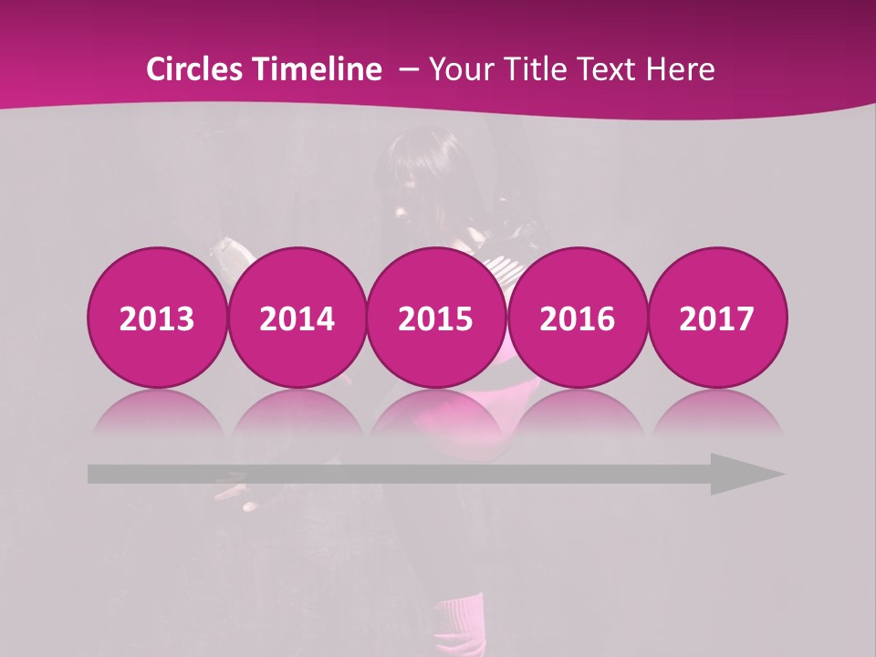 Woman Sensuality Aerobics PowerPoint Template