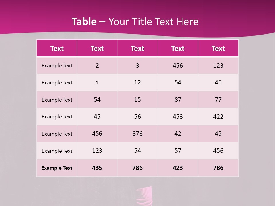 Woman Sensuality Aerobics PowerPoint Template