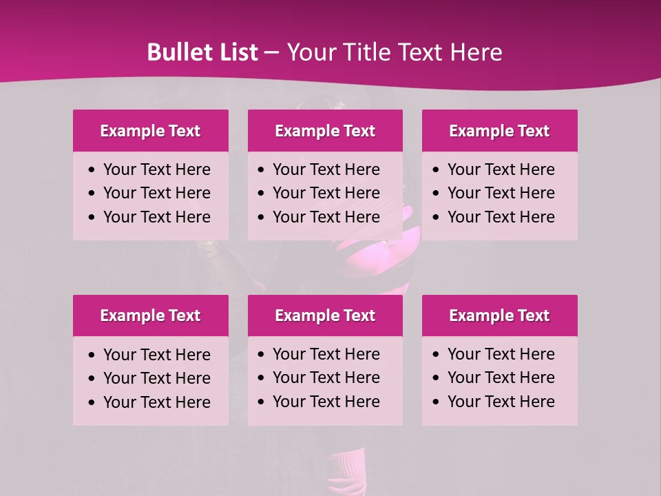 Woman Sensuality Aerobics PowerPoint Template