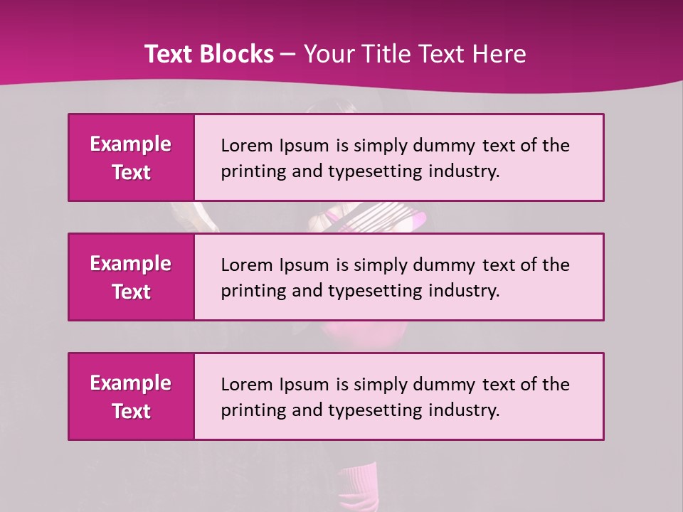 Woman Sensuality Aerobics PowerPoint Template