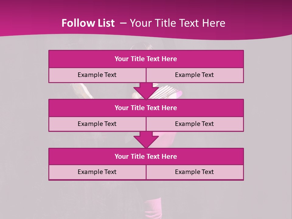 Woman Sensuality Aerobics PowerPoint Template