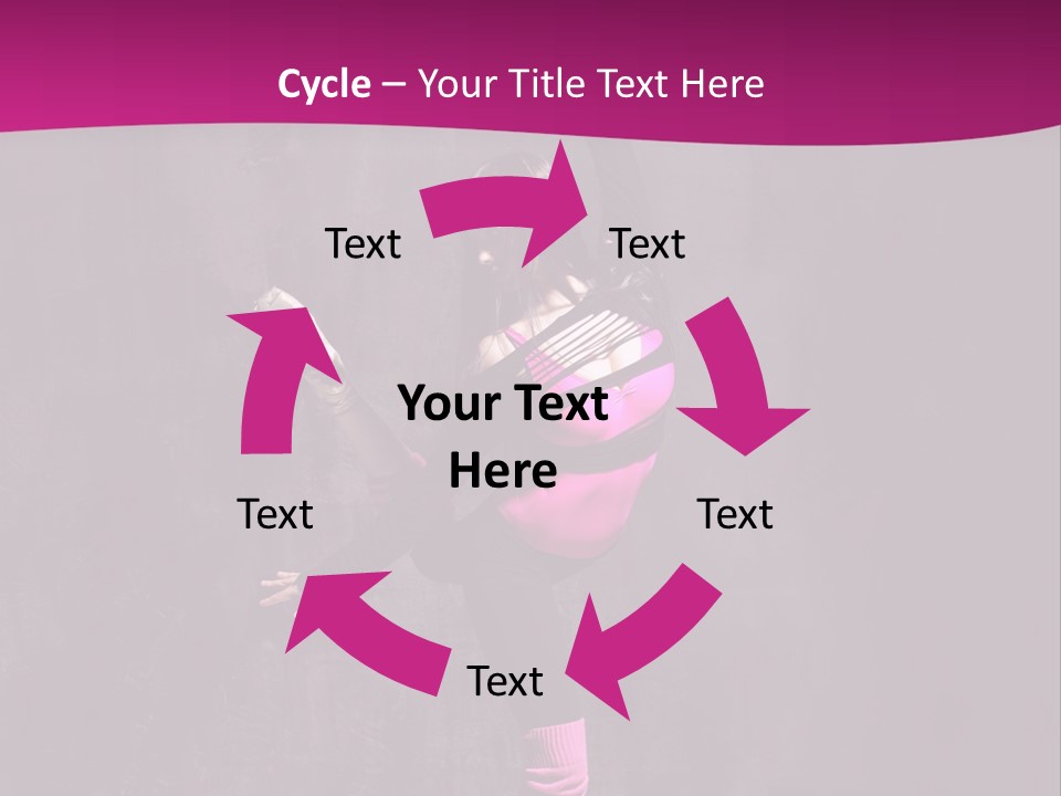 Woman Sensuality Aerobics PowerPoint Template