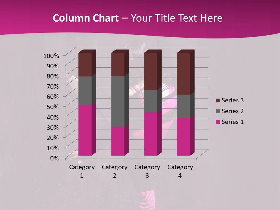 Woman Sensuality Aerobics PowerPoint Template