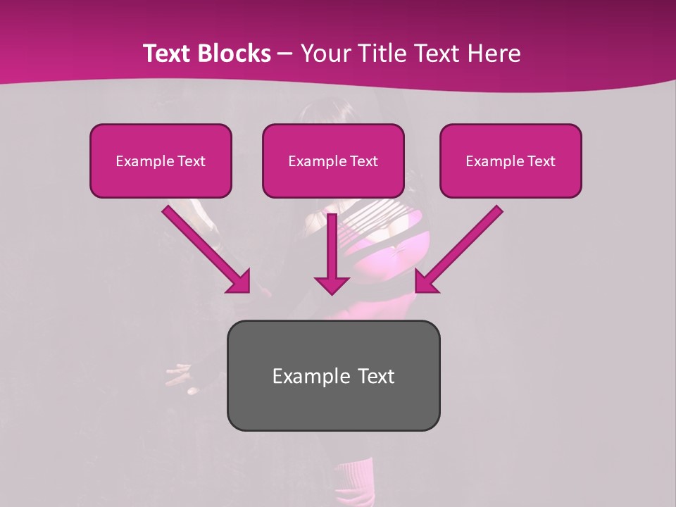 Woman Sensuality Aerobics PowerPoint Template