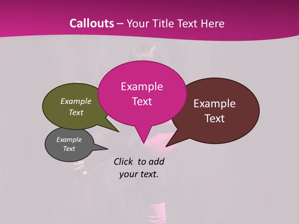 Woman Sensuality Aerobics PowerPoint Template