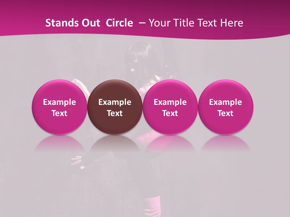 Woman Sensuality Aerobics PowerPoint Template