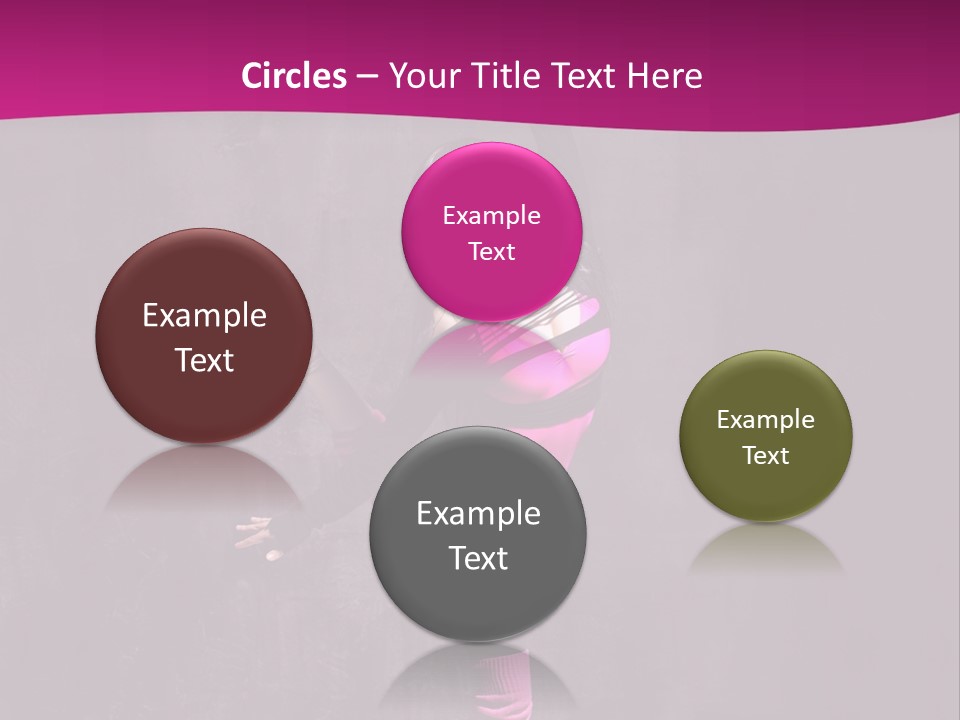 Woman Sensuality Aerobics PowerPoint Template