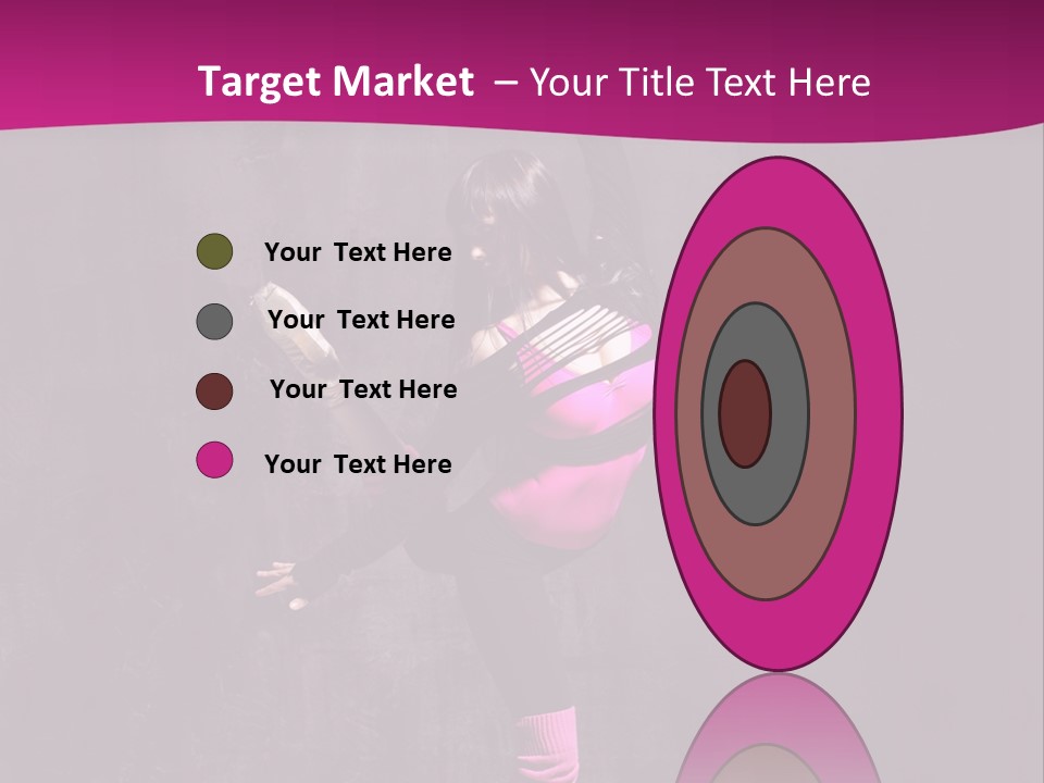 Woman Sensuality Aerobics PowerPoint Template