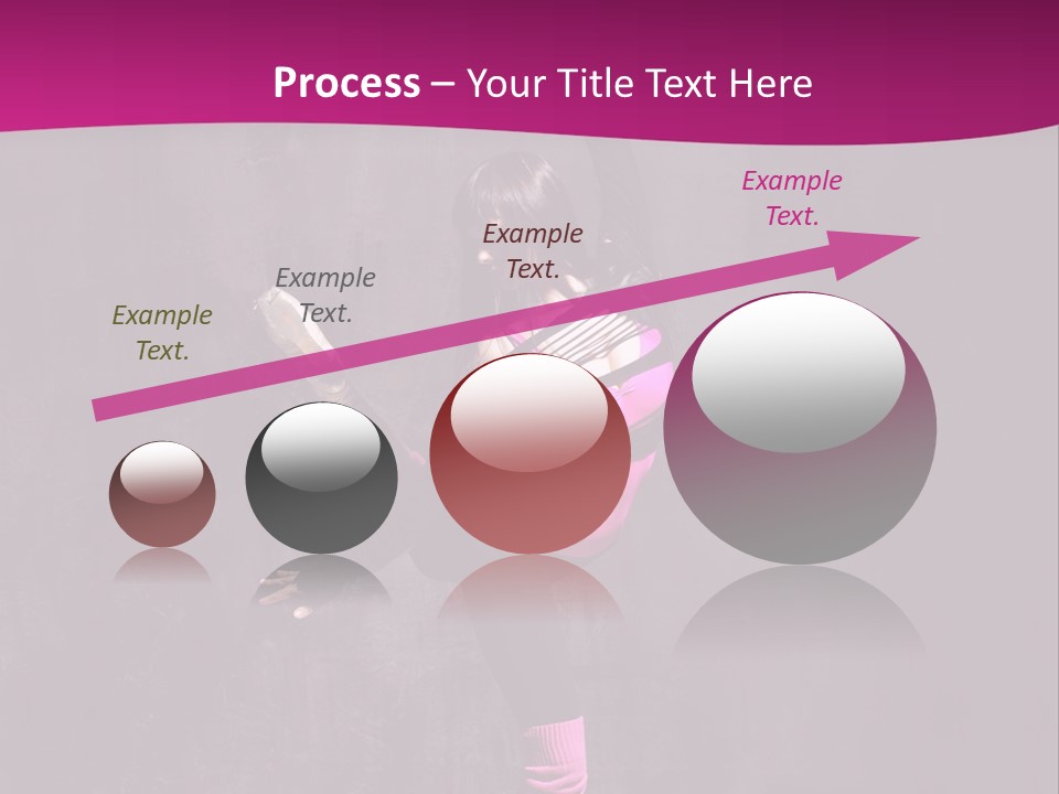 Woman Sensuality Aerobics PowerPoint Template