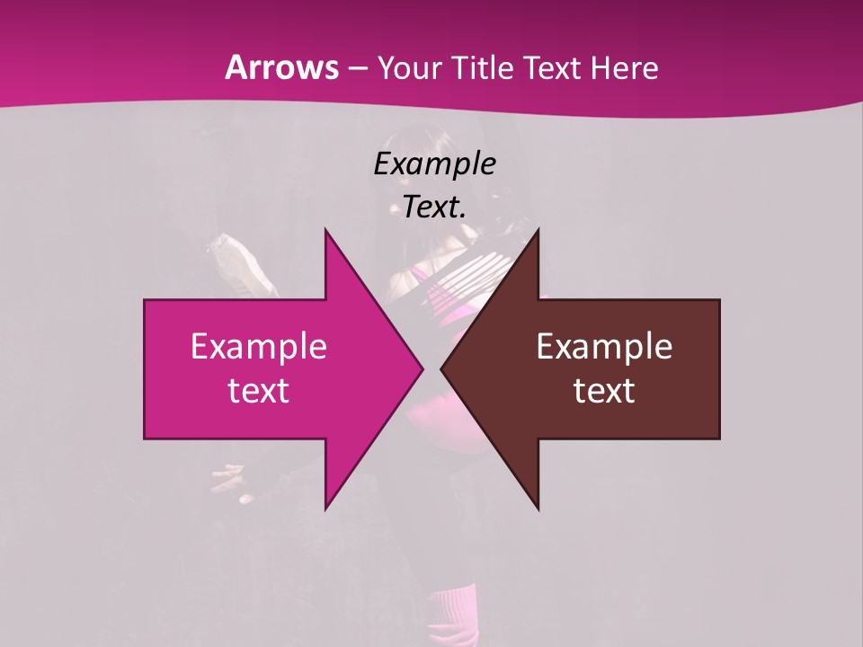 Woman Sensuality Aerobics PowerPoint Template