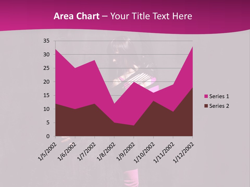 Woman Sensuality Aerobics PowerPoint Template