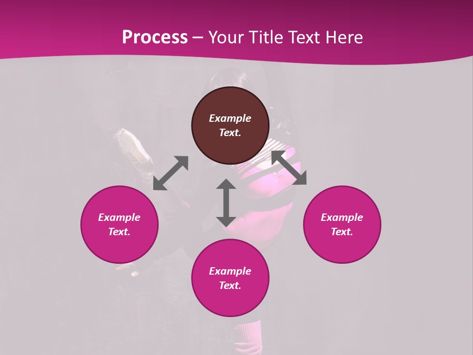 Woman Sensuality Aerobics PowerPoint Template