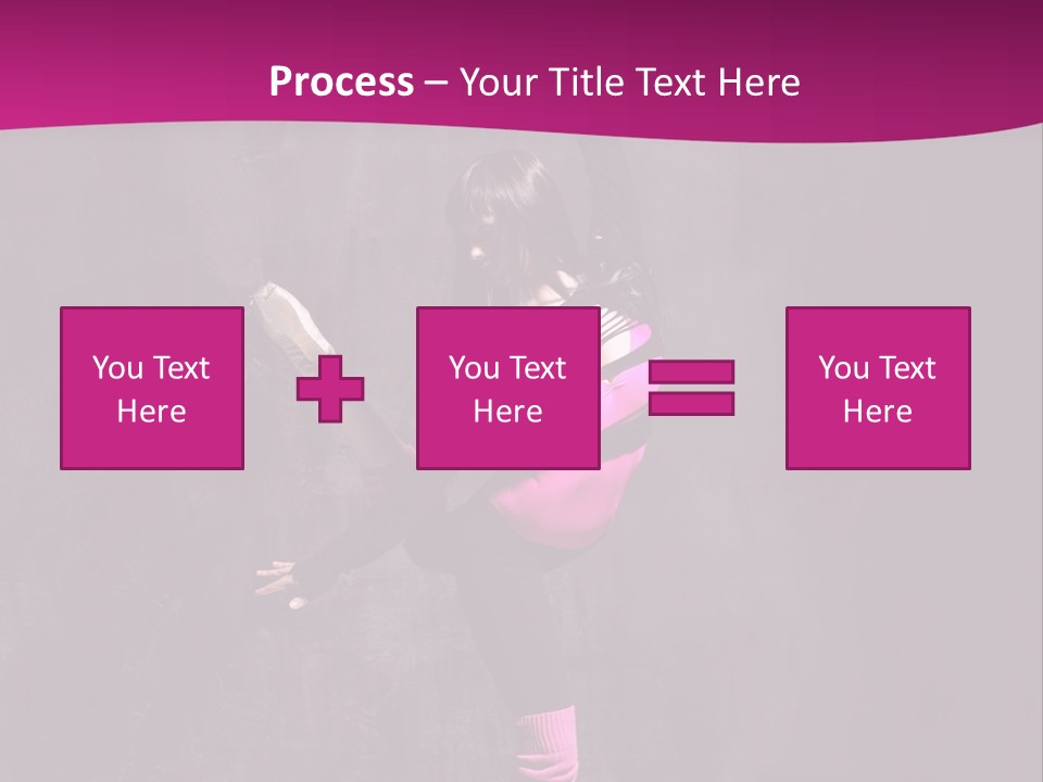 Woman Sensuality Aerobics PowerPoint Template