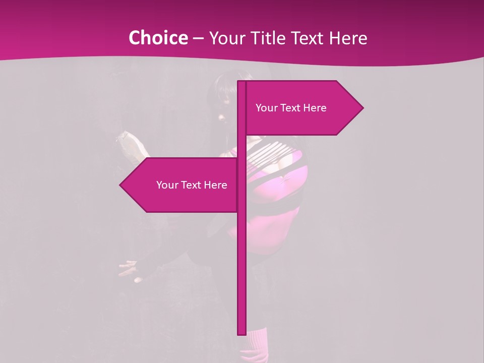 Woman Sensuality Aerobics PowerPoint Template