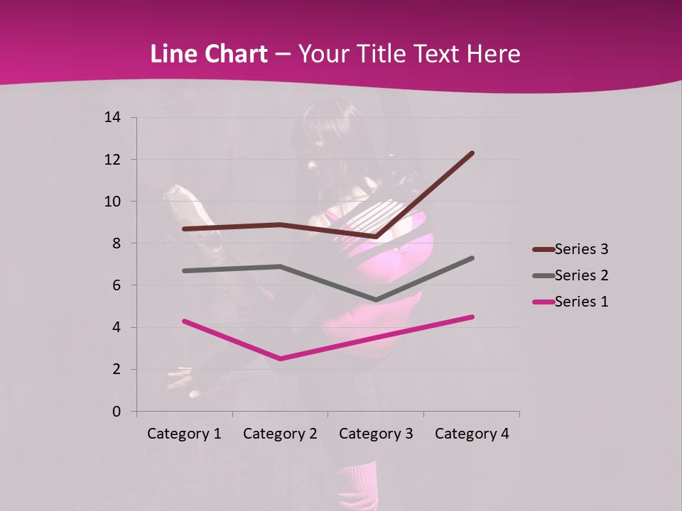 Woman Sensuality Aerobics PowerPoint Template