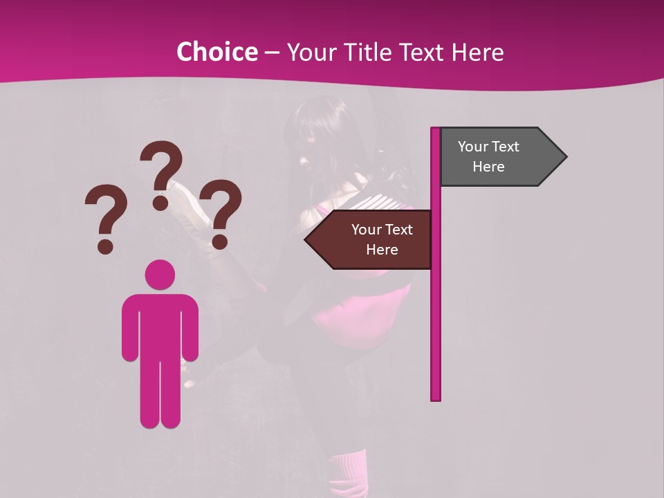 Woman Sensuality Aerobics PowerPoint Template