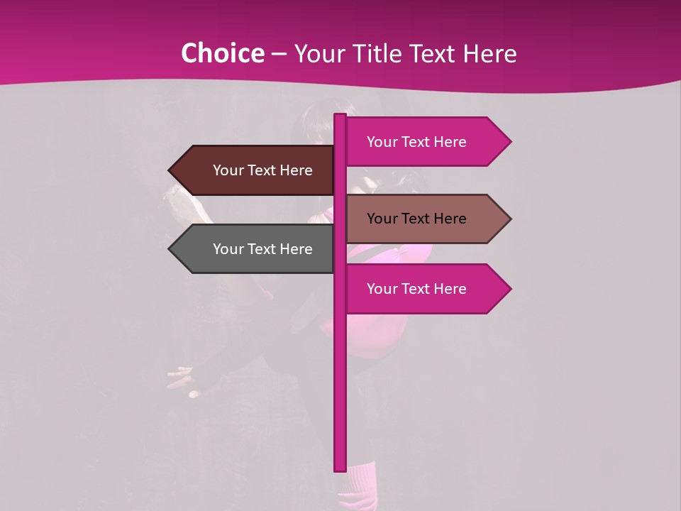 Woman Sensuality Aerobics PowerPoint Template