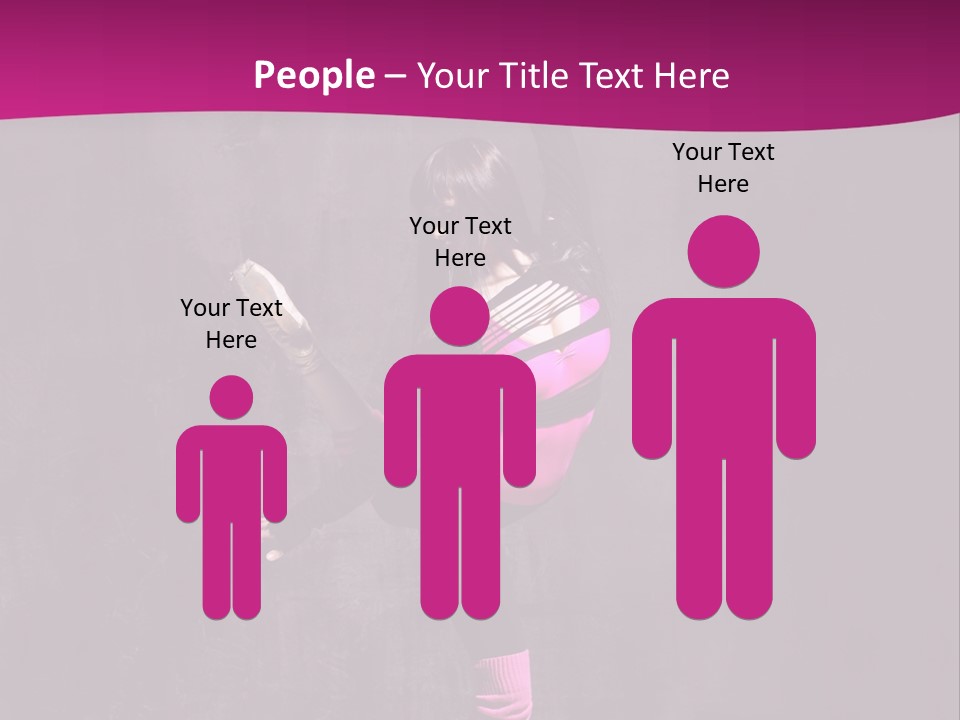 Woman Sensuality Aerobics PowerPoint Template