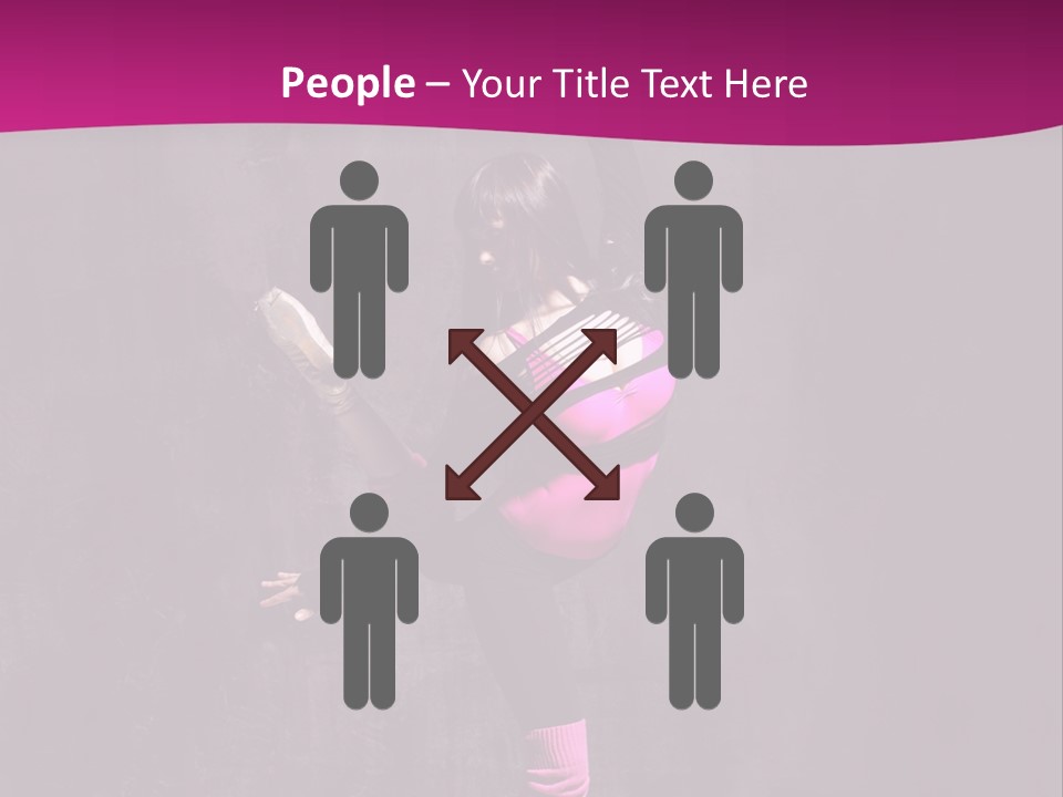 Woman Sensuality Aerobics PowerPoint Template