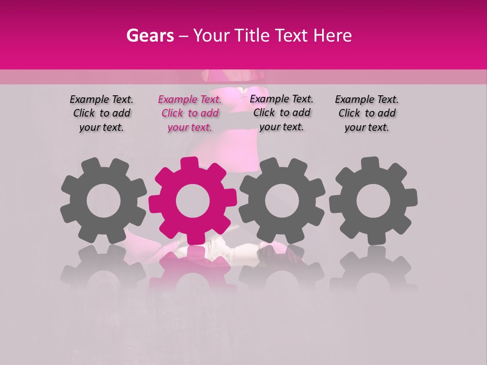 Posing Balance Flexibility PowerPoint Template