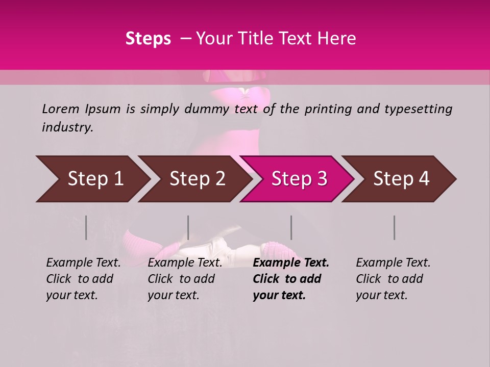 Posing Balance Flexibility PowerPoint Template