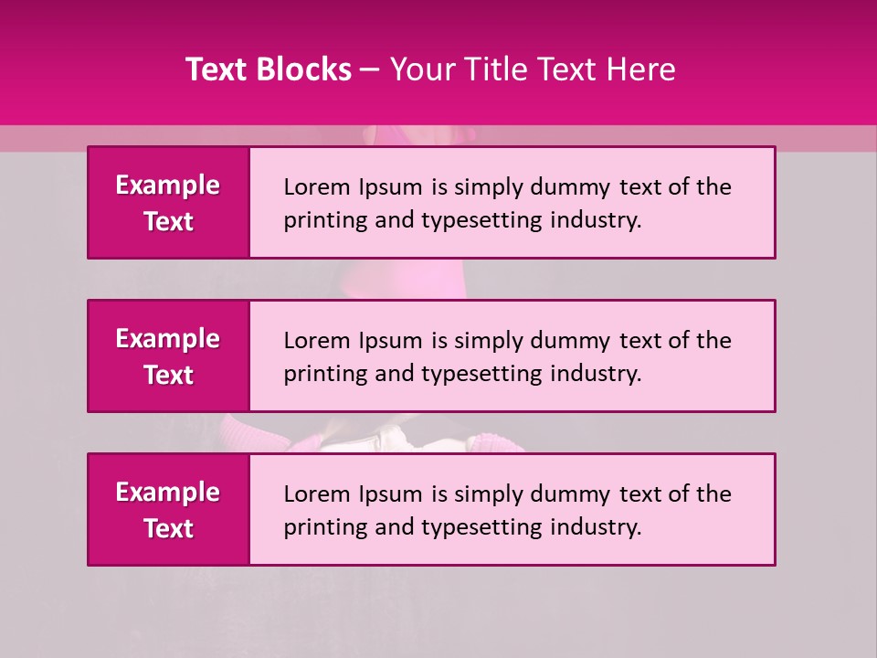 Posing Balance Flexibility PowerPoint Template