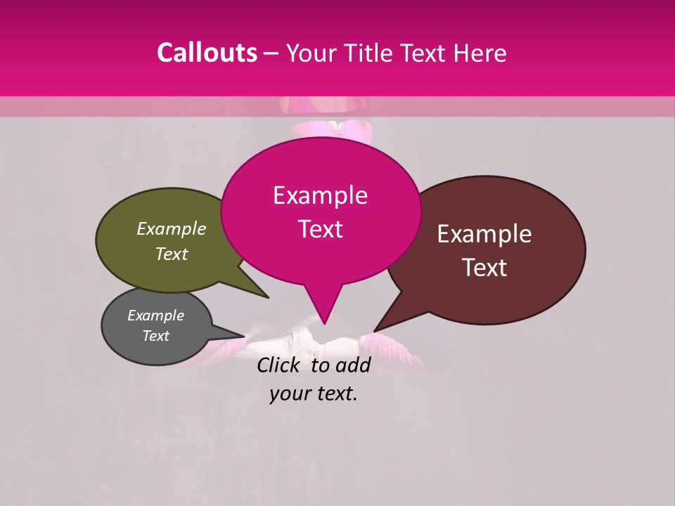 Posing Balance Flexibility PowerPoint Template