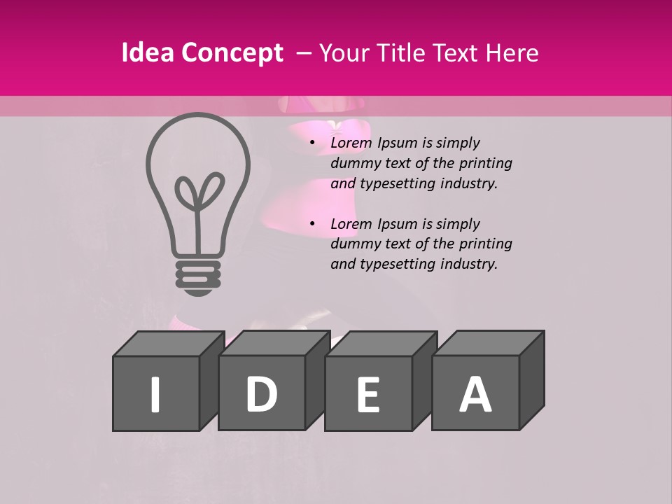 Posing Balance Flexibility PowerPoint Template