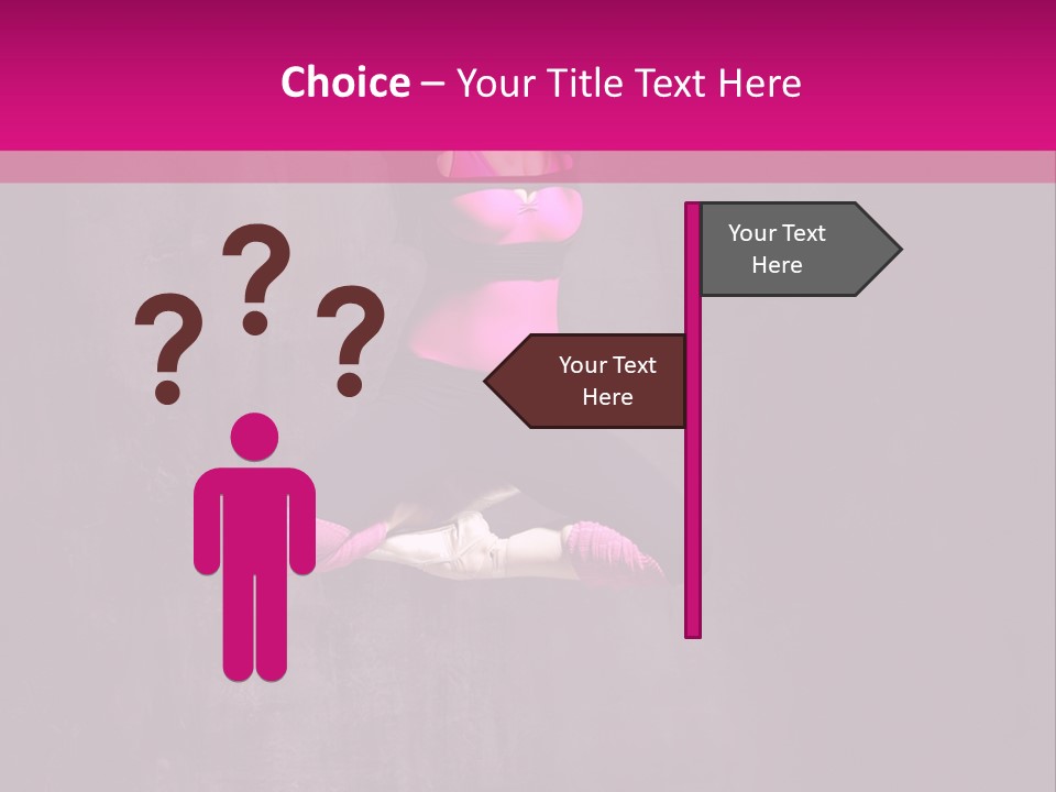Posing Balance Flexibility PowerPoint Template