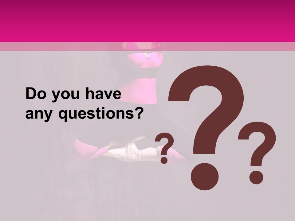 Posing Balance Flexibility PowerPoint Template