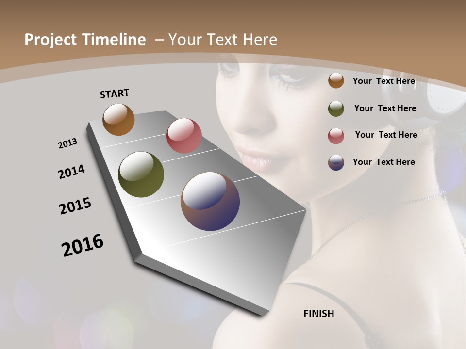 Action Performer Hiphop PowerPoint Template