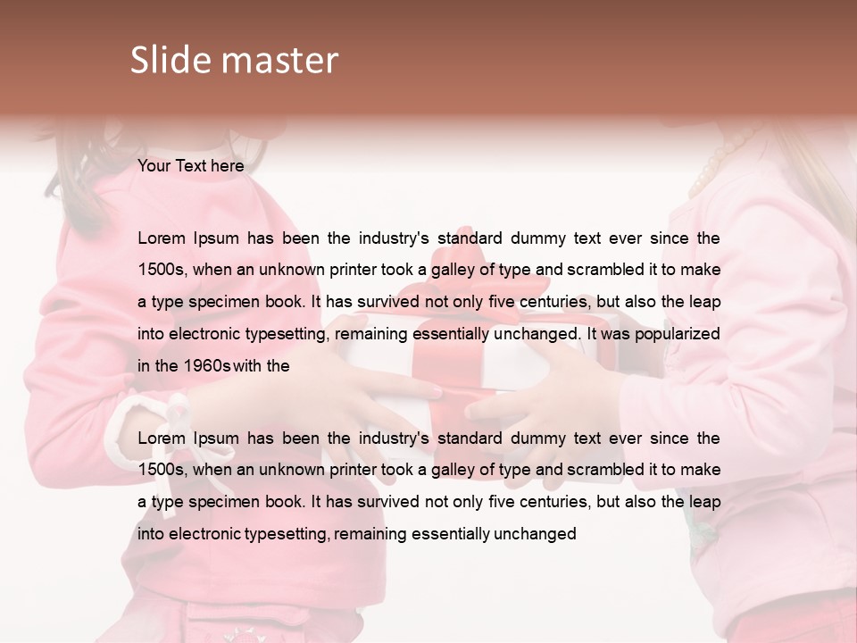 Fun Joy Isolated PowerPoint Template