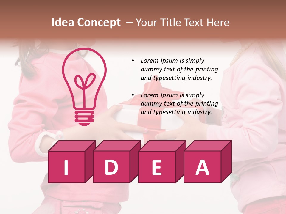 Fun Joy Isolated PowerPoint Template