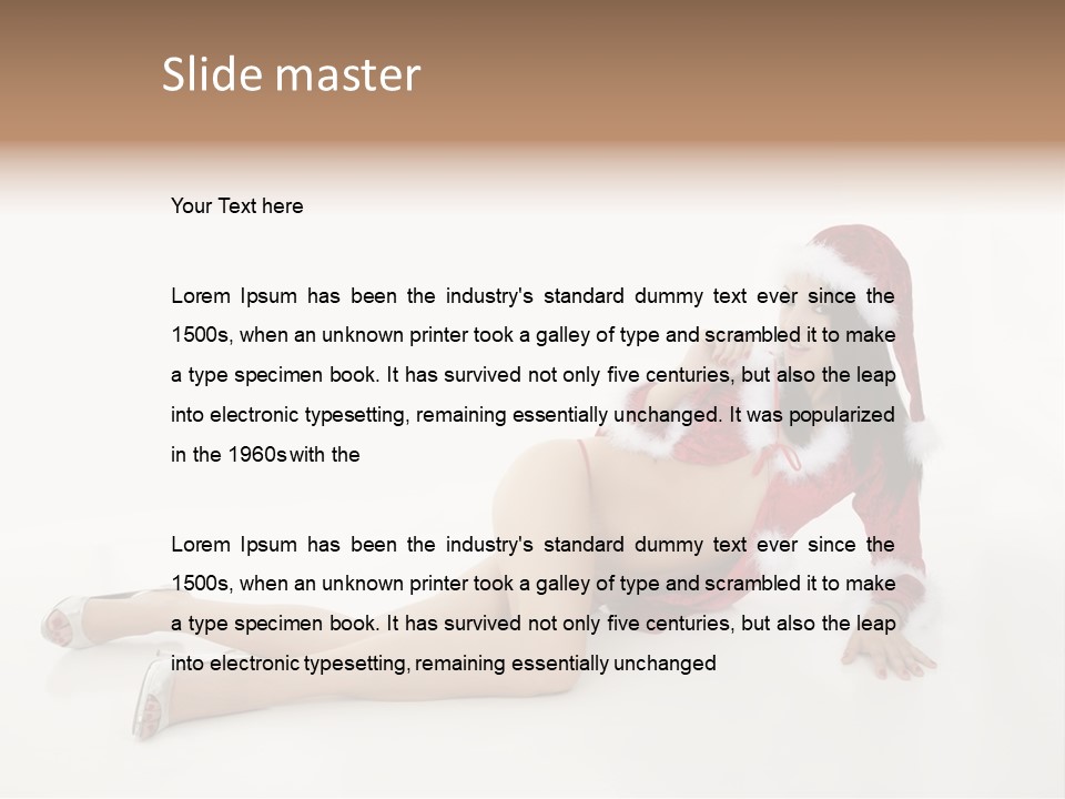 Sensual Gift Celebrate PowerPoint Template