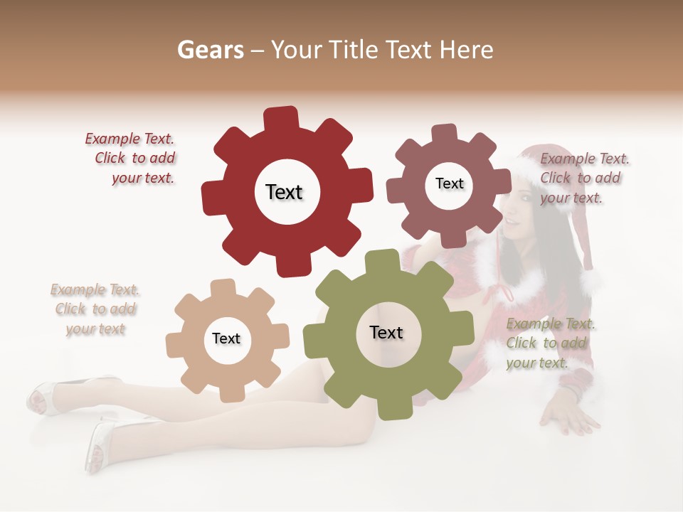 Sensual Gift Celebrate PowerPoint Template